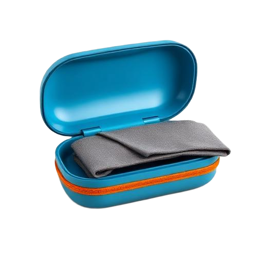 Hard case + cloth
